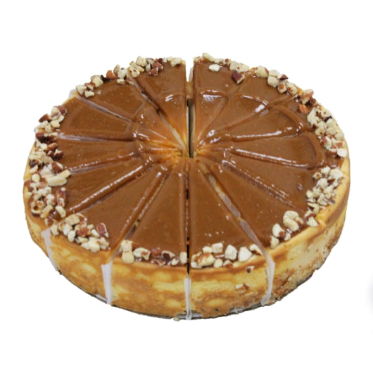 Eli's Cheesecake 9 Inch Salted Caramel Cheesecake, 14 Slices per Cheesecake, 2 x 59 oz Case - DOT product image 3