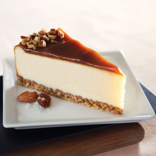 Eli's Cheesecake 9 Inch Salted Caramel Cheesecake, 14 Slices per Cheesecake, 2 x 59 oz Case - DOT product image 4