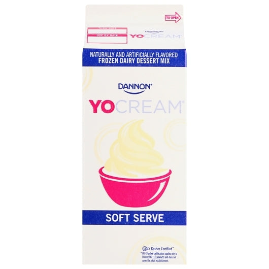 Yocream Lite Vanilla Ice Cream, 6 x 64 oz Case - Cheese & Dairy