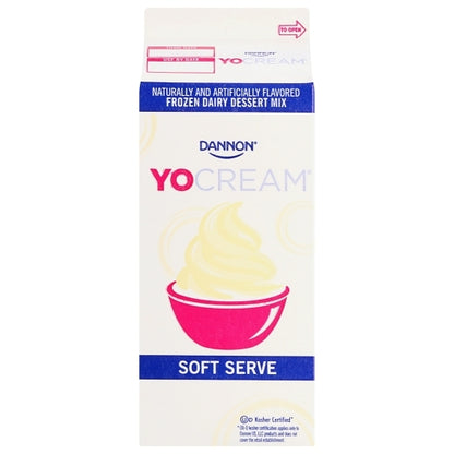 Yocream Lite Vanilla Ice Cream, 6 x 64 oz Case - Cheese & Dairy