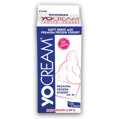 Yocream Premium French Vanilla Frozen Low Fat Soft Serve Yogurt Mix, 1 x 64 oz Case - DOT product image 6