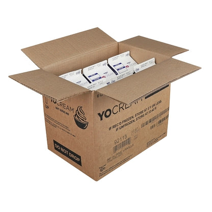 Yocream Yogurt Mix Premium Alpine Vanilla Frozen Soft Serve Yogurt Mix, 6 x 0.5 GA Case - DOT product image 6
