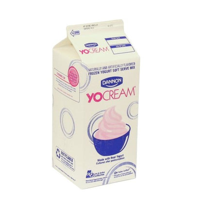 Yocream Yogurt Mix Premium Alpine Vanilla Frozen Soft Serve Yogurt Mix, 6 x 0.5 GA Case - DOT product image 2