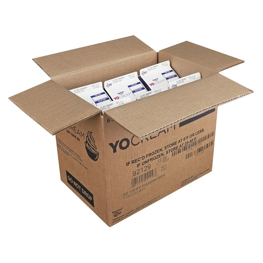 Yocream Very Raspberry Premium Very Raspberry Nonfat Soft Serve Yogurt Mix, 6 x 0.5 GA Case - DOT product image 4