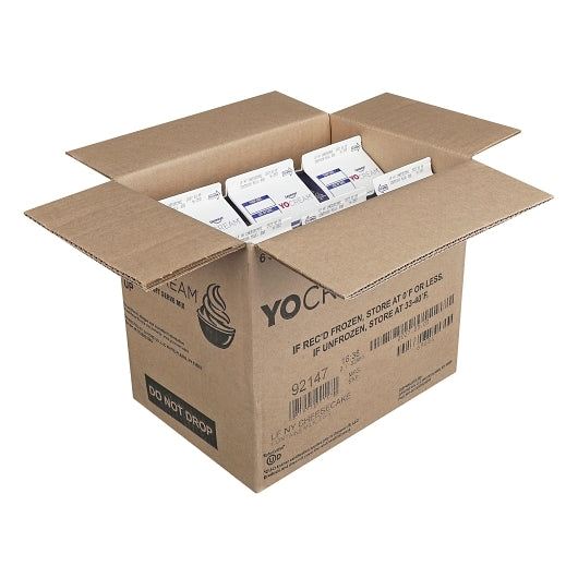 Yocream Premium New York Cheesecake Frozen Nonfat Soft Serve Yogurt Mix, 6 x 64 oz Case - GS1 open-case image