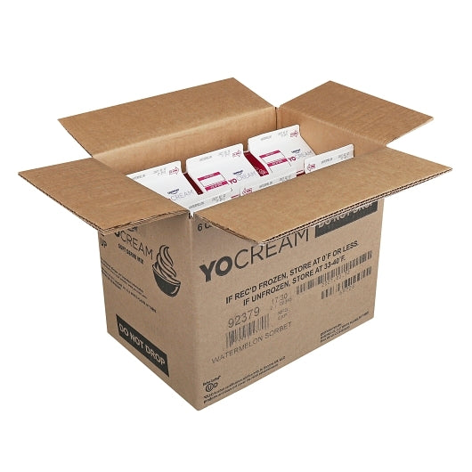 Yocream Non-Dairy Watermelon Soft Serve Sorbet Mix, 6 x 64 oz Case - DOT product image 4