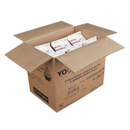 Yocream Non-Dairy Pomegranate Raspberry Soft Serve Sorbet Mix, 6 x 64 oz Case - DOT product image 6