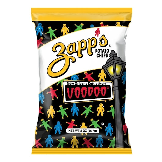 Zapp's Potato Chips Voodoo Limited Edition, 25 x 2 oz Case - Snacks