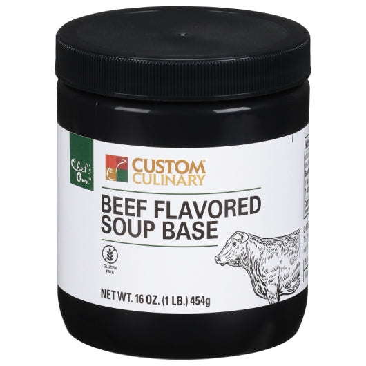 Chef's Own Beef Flavored Base, 12 x 1 lb Case - Pantry Ingredients
