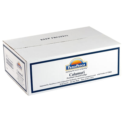 Panapesca Squid, Loligo, Raw, Frozen, Fully Cleaned, Various, Tubes & Tentacles, 4"-6", 4 x 2.5 lb Case - DOT product image 5