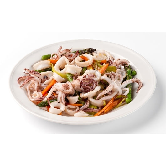 Pana Pesca Traditionally Squid, Loligo, Raw, Frozen, Traditionally Cleaned, Various, Tubes & Tentacles, 3"-5", 4 x 2.5 - DOT product image 3