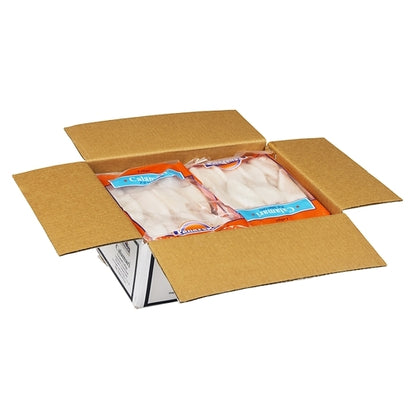 Pana Pesca Traditionally Squid, Loligo, Raw, Frozen, Traditionally Cleaned, Various, Tubes Only, 3"-5", 4 x 2.5 lb Case - DOT product image 4