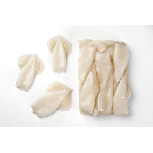 Pana Pesca Traditionally Squid, Loligo, Raw, Frozen, Traditionally Cleaned, Various, Tubes Only, 5"-8", 4 x 2.5 lb Case - DOT product image 6
