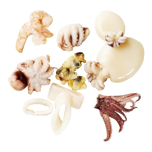 Pana Pesca Seafood Medley, Iqf, Thailand, Squid/Cuttlefish/Shrimp/Clam Meat/Baby Octopus, 10 x 10 each Case - DOT product image 4