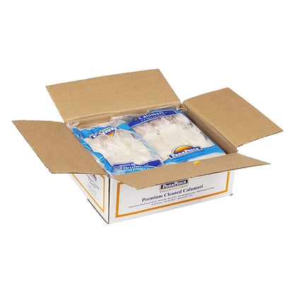 Pana Pesca Fully Squid, Illex/Arrow, Raw, Frozen, Fully Cleaned, Various, Tubes & Tentacles, 3"-5", 4 x 2.5 lb Case - DOT product image 4