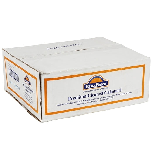 Panapesca Squid, Illex/Arrow, Raw, Frozen, Fully Cleaned, Various, Rings Only, 5/8" Cut, 4 x 2.5 lb Case - DOT product image 5