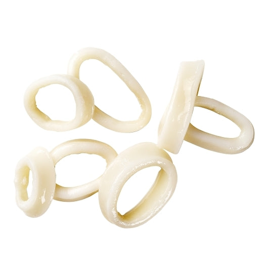 Pana Pesca Fully Squid, Illex/Arrow, Raw, Frozen, Fully Cleaned, Various, Iqf Rings Only, 5/8" Cut, 2 x 5 lb Case - DOT product image 2