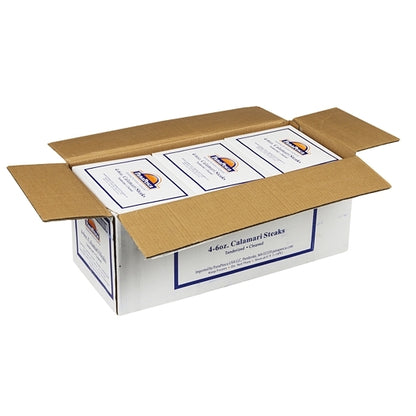 Pana Pesca Formulated Squid, Gigas, Raw, Frozen, Various, Steaks, 4-6 Ounce, 6 x 5 lb Case - DOT product image 4
