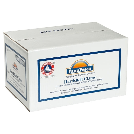Panapesca Vacuum Pack In Shell Clams 17-22 Ct, 10 x 1 lb Case - DOT product image 6