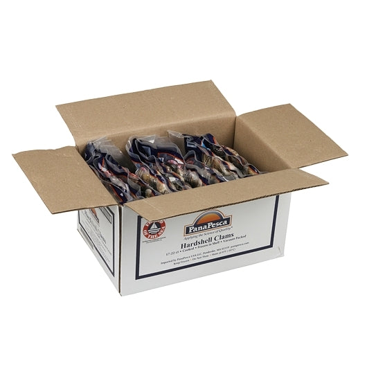 Panapesca Vacuum Pack In Shell Clams 17-22 Ct, 10 x 1 lb Case - DOT product image 5