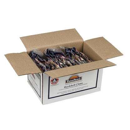 Panapesca Vacuum Pack In Shell Clams 17-22 Ct, 10 x 1 lb Case - DOT product image 5