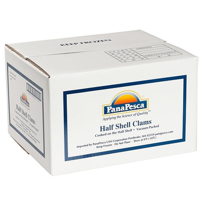 Pana Pesca Half Vacuum Pack Half Shell Clams 16-25 Ct, 10 x 1 lb Case - DOT product image 5