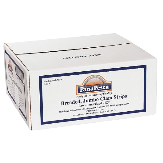 Pana Pesca Breaded Jumbo Clam Strips, 2 x 5 lb Case - DOT product image 5