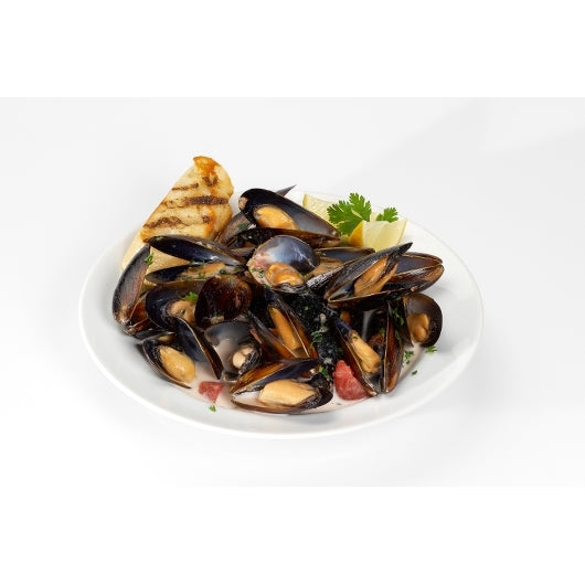 Pana Pesca Blue Cooked Frozen Blue Mussels In Shell 23-29, 10 x 10 lb Case - DOT product image 3