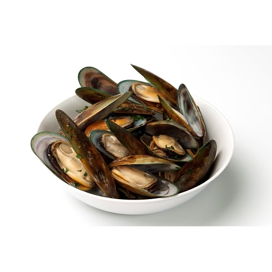 Pana Pesca New 3-5" Fully Cleaned Vacuum Pack Greenshell In Shell Mussels 11-15 Ct, 5 x 5 x 2 lb Case - DOT product image 3