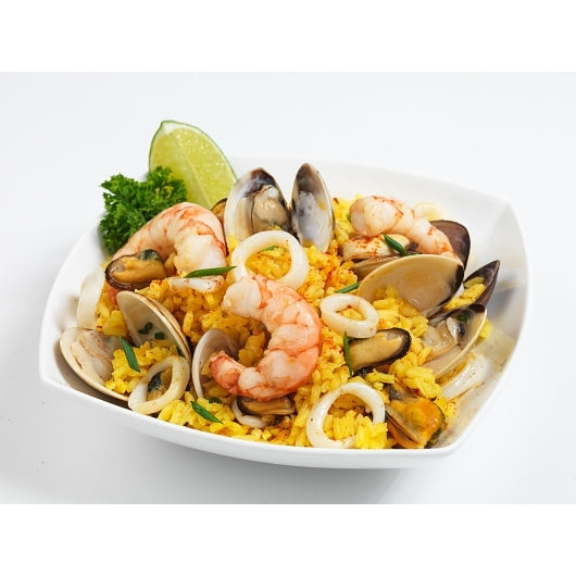 Panapesca Squid Clams Mussels And Shrimp Skin Pack Mediterranean Seafood Mix, 12 x 10.6 oz Case - DOT product image 4