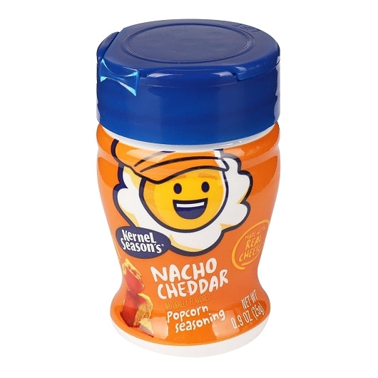 Kernel Season's Nacho Cheddar Flavored Popcorn Seasoning, 48 x 0.9 oz Case - Popcorn, Pretzels & Snack Mix