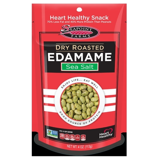 Seapoint Farms EDAMAME DRY ROASTED LIGHTLY SALTED, 9 x 12 x 4 oz Case - DOT product image 4