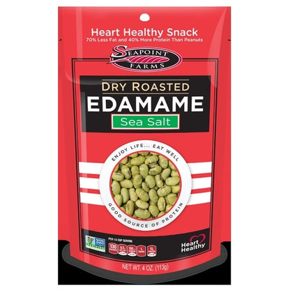 Seapoint Farms EDAMAME DRY ROASTED LIGHTLY SALTED, 9 x 12 x 4 oz Case - DOT product image 4