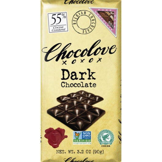Chocolove Dark Chocolate Bar, 12 x 12 x 3.2 oz Case - DOT product image 7