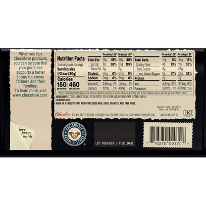 Chocolove Strong Dark Chocolate, 12 x 12 x 3.2 oz Case - DOT product image 7