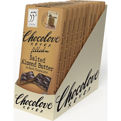 Chocolove Almond Butter In Dark Chocolate, 12 x 10 x 3.2 oz Case - DOT product image 7