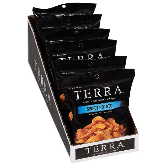 Terra Crinkles Sweets Chips, 8 x 2 oz Case - GS1 open-case image