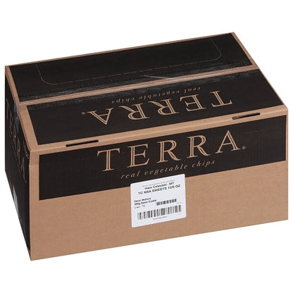 Terra Chips Plain Sweet Potato, 12 x 5 oz Case - GS1 closed shipping case image