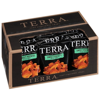 Terra Chips Plain Sweet Potato, 12 x 5 oz Case - GS1 open-case image