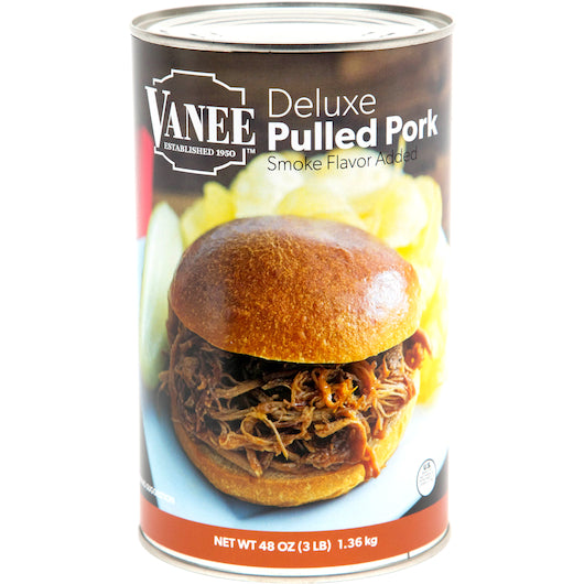 Vanee Deluxe Pulled Pork, 6 x 48 oz Case - GS1 inner-pack image