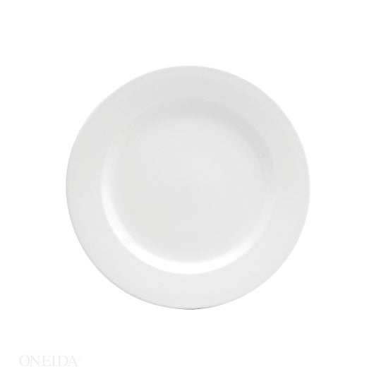 Oneida 6.25 Inch Buffalo Cream White Rolled Edge Plate, 36 x 1 each Case - Plates Bowls