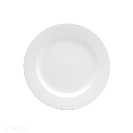 Buffalo 9 Inch Buffalo Cream White Rolled Edge Plate, 1 x 24 each Case - Plates Bowls
