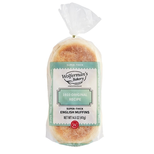 Wolferman's Super Thick Original English Muffin, 12 x 4 each Case - Bakery & Desserts - image 2