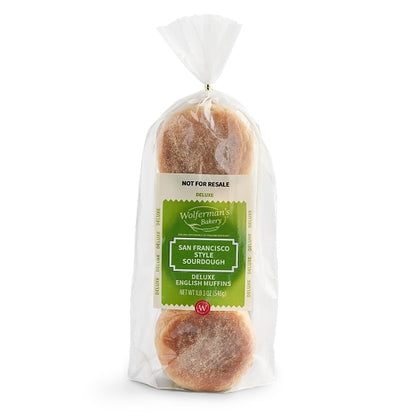 Wolferman's Deluxe San Francisco Sourdough English Muffins, 12 x 6 each Case - Bakery & Desserts - image 2