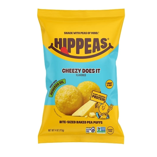Hippeas Cheezy Cheddar Chickpea Pops, 6 x 4 oz Case - Beans & Legumes - image 2