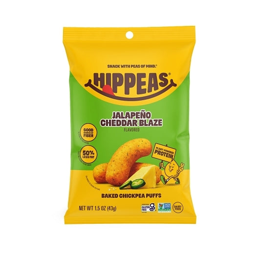 Hippeas Non-Gmo Jalapeno Cheddar Blaze Puffs, 6 x 1.5 oz Case - Snacks - image 2