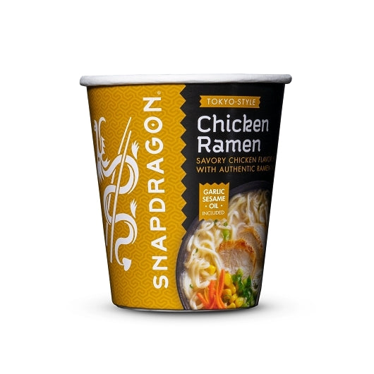Snapdragon Chicken Ramen Cup, 4 x 6 x 2.1 oz Case - Prepared Foods