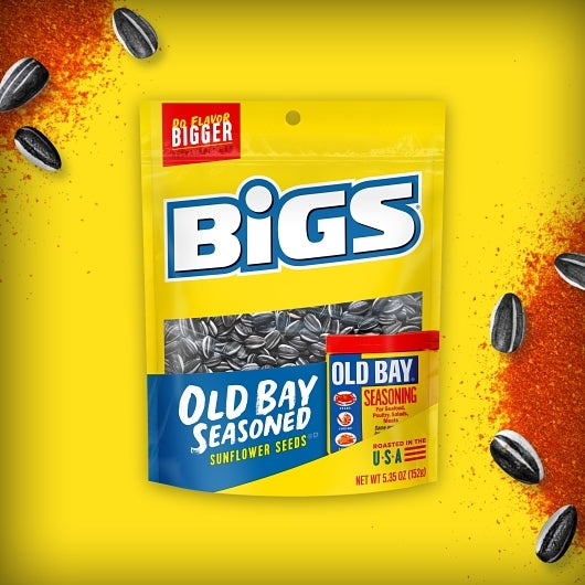 Bigs Old Bay Seasoned Shelled Sunflower Seeds, 12 x 5.35 oz Case - DOT product image 8