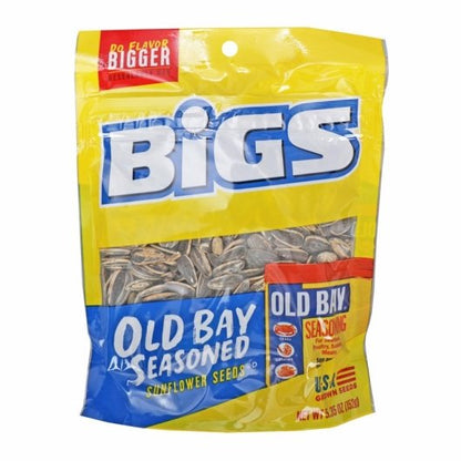 Bigs Old Bay Seasoned Shelled Sunflower Seeds, 12 x 5.35 oz Case - DOT product image 3