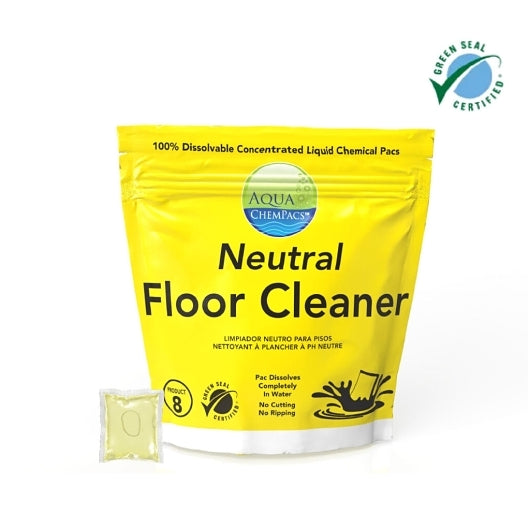 Aqua ChemPacs Neutral Floor Cleaner, 1 x 20 each Case - Cleaners & Sanitizers